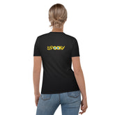 Close-up of Witchy Whimsy Women's Crewneck Tee graphic